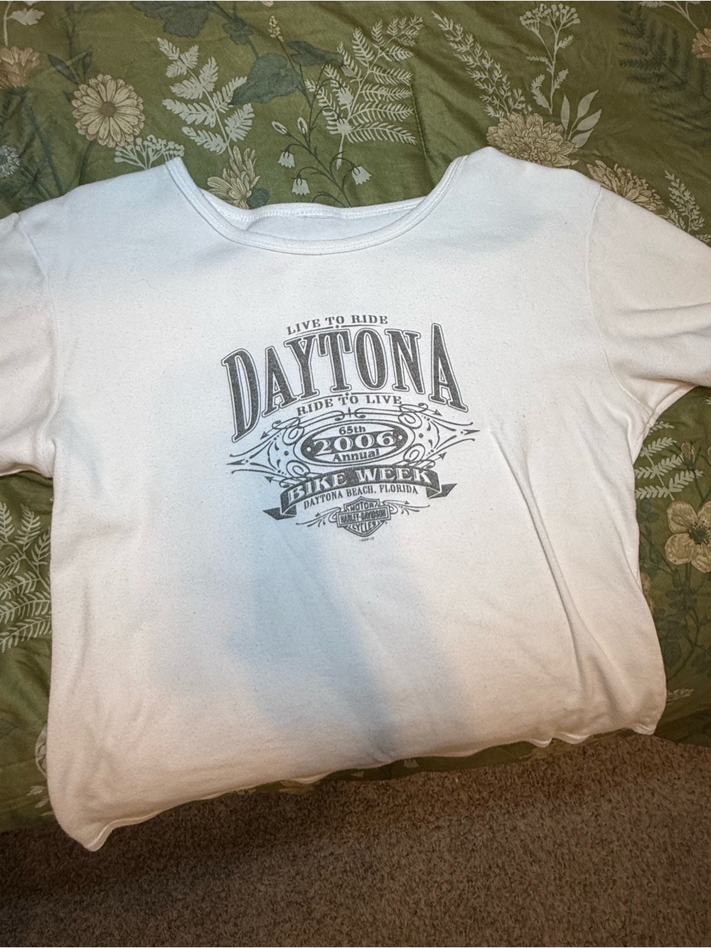 White Daytona women’s Graphic T-Shirt